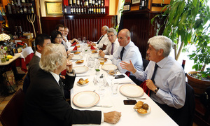 Comida de directivas entre el Atlético de Madrid y Valencia