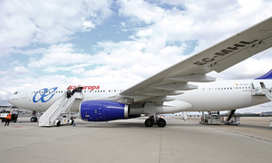 Airbus A330 de Air Europa para el viaje a Astana