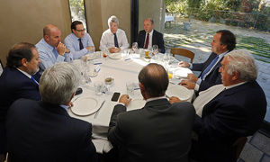 temporada 15/16. Comida de directivas Atlético Sporting de Gijón. Restaurante Filandón