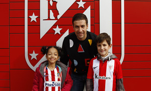 Temporada 2015-2016. Encuentro de los jugadores con Gari y Auxi.