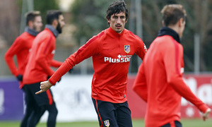 temporada 15/16. Entrenamiento en la ciudad deportiva de Majadahonda. Savic durante el entrenamiento