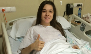 Temporada 15/16. Sandra Calvo operada con éxito