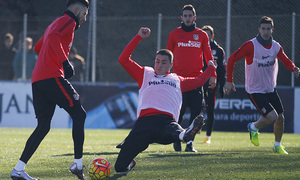 Temporada 2015-2016.Entrenamiento en la ciudad deportiva de Majadahonda 16-01-2016.