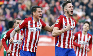 Temp. 2015-2016 | Atlético de Madrid - Eibar | Saúl y Giménez