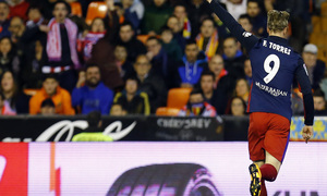 Valencia-Atlético de Madrid. Jornada 28 del campeonato de Liga.