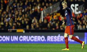 Valencia-Atlético de Madrid. Jornada 28 del campeonato de Liga.