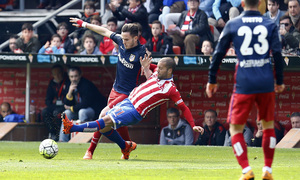 Temp. 2015-2016 | Real Sporting - Atlético de Madrid | Saúl