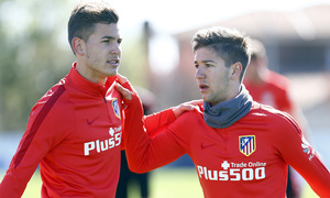 Temporada 15/16. Entrenamiento en la Ciudad Deportiva Wanda Atlético de Madrid. Vietto durante el entrenamiento.