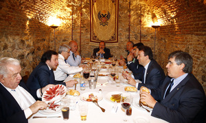 Comida directivas Atleti-Betis