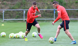 Temporada 2015-2016.Entrenamiento en la Ciudad Deportiva Wanda Atlético de Madrid 13-05-2016.