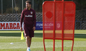 Temporada 16/17. 16/09/2016. Entrenamiento en la Ciudad Deportiva Wanda. Simeone