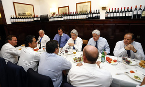 Temporada 16/17. Comida de directivas Atlético Sporting de Gijón. Landó