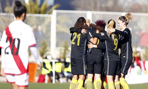 Liga Iberdrola | Rayo Vallecano - Atlético de Madrid Femenino. Celebración