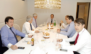 Temporada 16/17. Comida de directivas Atlético de Madrid Osasuna. Asador Donostiarra