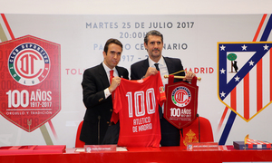 Presentación partido Toluca-Atlético de Madrid