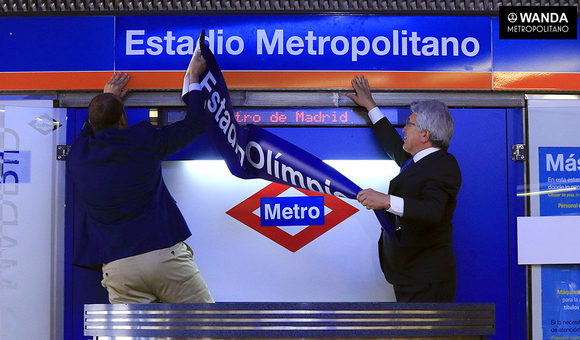 Inauguración nombre estación Metro Estadio Metropolitano