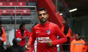 Temporada 2017-18. Augusto antes del partido frente al Toluca.