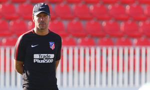 Temporada 17/18 | Entrenamiento en la Ciudad Deportiva Wanda. 05_08_2017. Simeone.