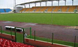 Temporada 2012-2013. Estadio de Malabo donde jugará el Féminas