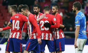 Temp. 17-18 | Atlético de Madrid - Lleida | Celebración