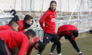 Temporada 17/18 | 09/02/2018 | Entrenamiento en la Ciudad Deportiva Wanda | Filipe Luis