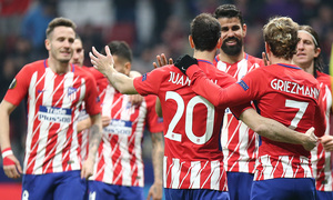 Temp. 17/18 | Ida de octavos | 08/03/18 | Atlético de Madrid - Lokomotiv | Costa