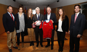 Temp. 17/18 | Ida de octavos | 08/03/18 | Atlético de Madrid - Lokomotiv | Selección española de Rugby Femenino | Palco