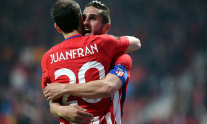 Temp. 17/18 | Ida de octavos | 08/03/18 | Atlético de Madrid - Lokomotiv | Koke