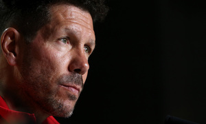 temporada 17/18. Rueda de prensa de Simeone previa Europa League. Sporting de Portugal