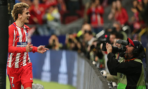 Temp. 17-18 | Atlético de Madrid - Sporting de Portugal | 05-04-2018 | Griezmann celebración