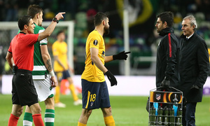 Temp. 17-18 | Vuelta de cuartos de la Europa League | 12-04-2018 | Sporting CP - Atleti | Lesión Diego Costa