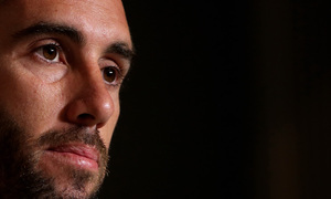 temporada 17/18. Rueda de prensa de Simeone. Previa Europa League. Atlético Ársenal Wanda Metropolitano