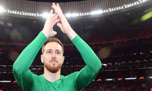 temporada 17/18. Partido Wanda Metropolitano. Atlético Arsenal. Oblak