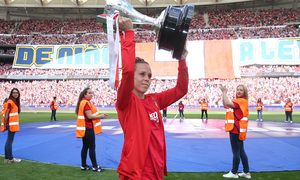 Temp. 17-18 | Atlético de Madrid - Eibar | Amanda dedica el título de Liga Femenina a la afición