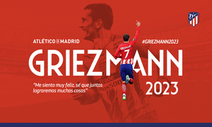 Renovación Griezmann #2023 con frase ESP