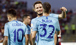 Temporada 2018-2019 | Cagliari-Atlético de Madrid | Borja Garcés, Correa, Saúl
