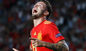 Saúl tras marcar en el España - Croacia | Sefutbol