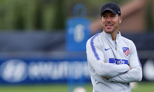 Temporada 18/19. Entrenamiento en la ciudad deportiva Wanda Atlético de Madrid. 26_09_2018. Simeone
