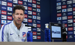 temporada 18/19. Rueda de prensa de Simeone en la ciudad deportiva Wanda