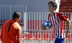 Temp 18/19 | Juvenil A - Brujas | Youth League | Sergio Camello celebración