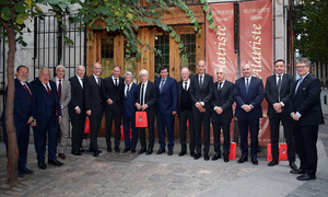 temporada 18/19. Comida de directivas Atlético Borussia