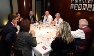 temporada 18/19. Comida de directivas Atlético de Madrid Athletic. Restaurante De María