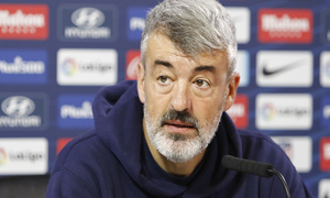 Temporada 18/19 | Atlético de Madrid B | Óscar Fernández rueda de prensa 3