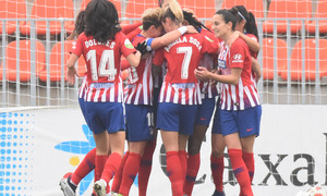 Temp. 18-19 | Atlético de Madrid Femenino - Sporting de Huelva | Celebración 