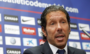 Temporada 13/14. Diego Pablo Simeone en la rueda de prensa previa a la Supercopa