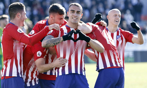 Temporada 18/19 | Atlético B - Unionistas | Celebración Carlos Isaac