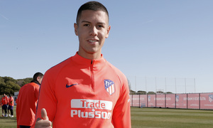 Temporada 18/19. Entrenamiento en la ciudad deportiva Wanda Atlético de Madrid. 017_02_2019. Nehuén Pérez.