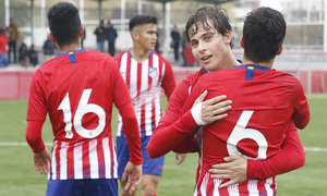 Temporada 18/19 | Celebración del Juvenil A tras ganar el Campeonato de Liga