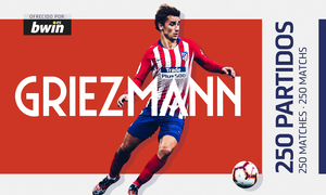 Temporada 18/19 | Atlético de Madrid - Girona | Griezmann 250 partidos