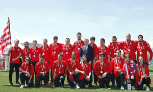 Temporada 18/19 | LaLiga Genuine en Los Ángeles de San Rafael | Equipo Atlético de Madrid con Enrique Cerezo